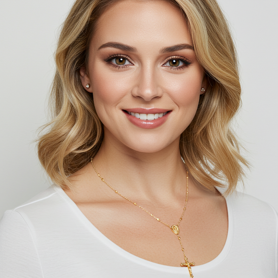 10K gold Rosary Chain