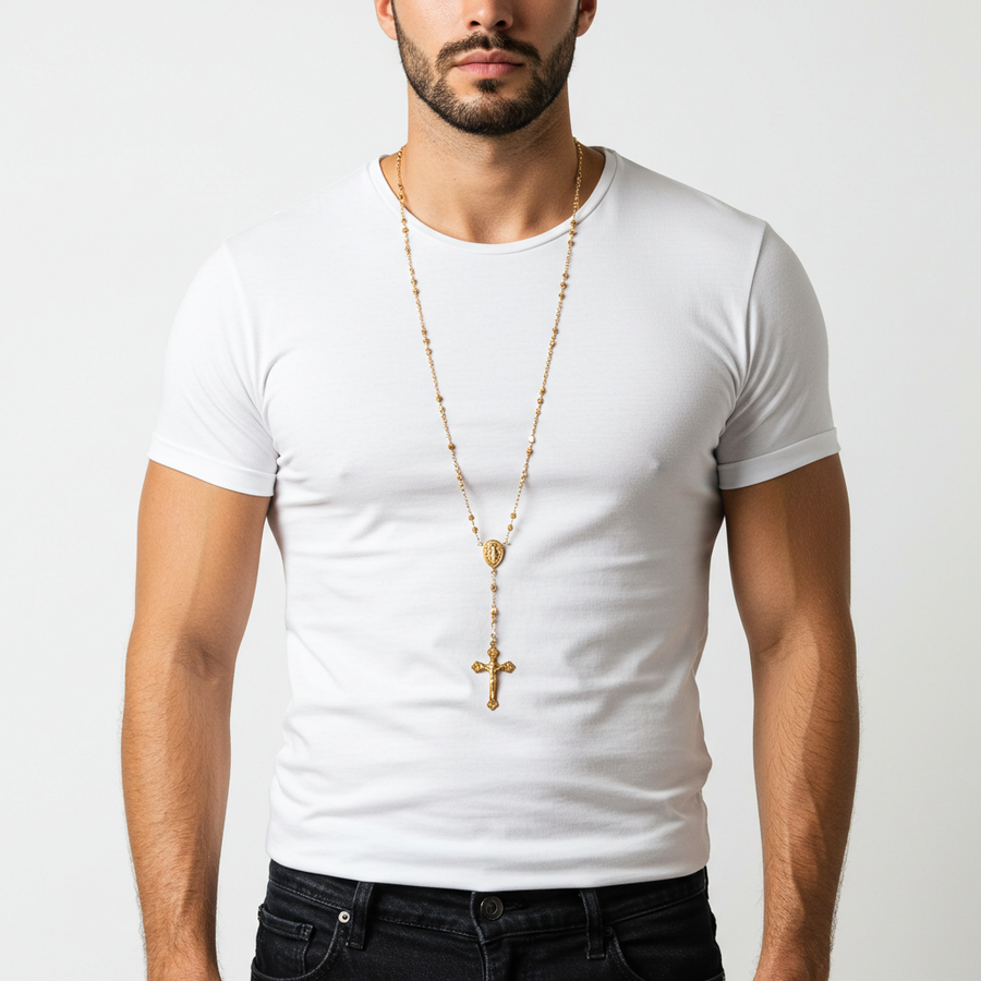 10K gold Rosary Chain
